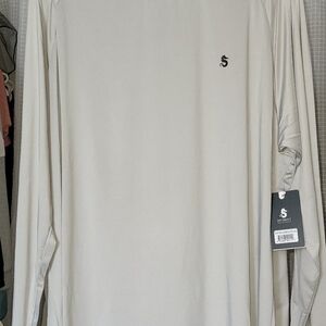 Men's Swim Long Sleeve Sun Shirt Xl